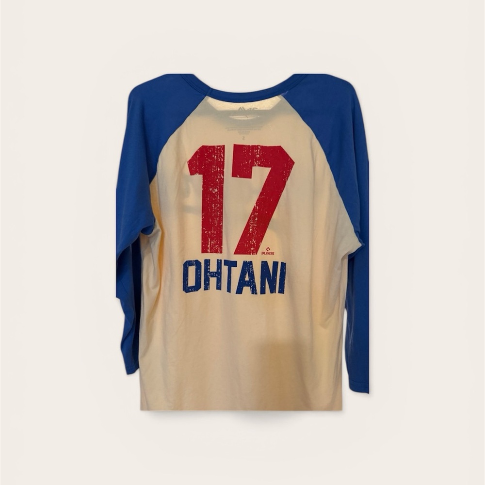 Vintage Majestic Threads Shohei Ohtani Cream Los Angeles Dodgers - Picture 8 of 9